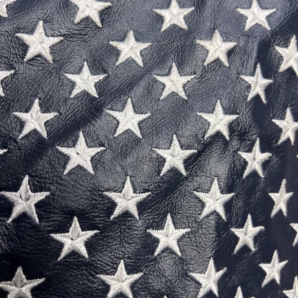 Vintage Dona Michi Black Leather Zip Up Jacket Xl - Picture 3 of 12